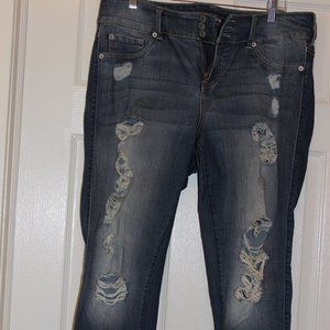 Torrid Premium ripped blue jeans